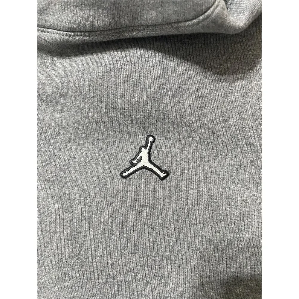 Nike Air Jordan Essentials Mens XL Gray Fleece Hoodie DA9818 091 Pre Owned